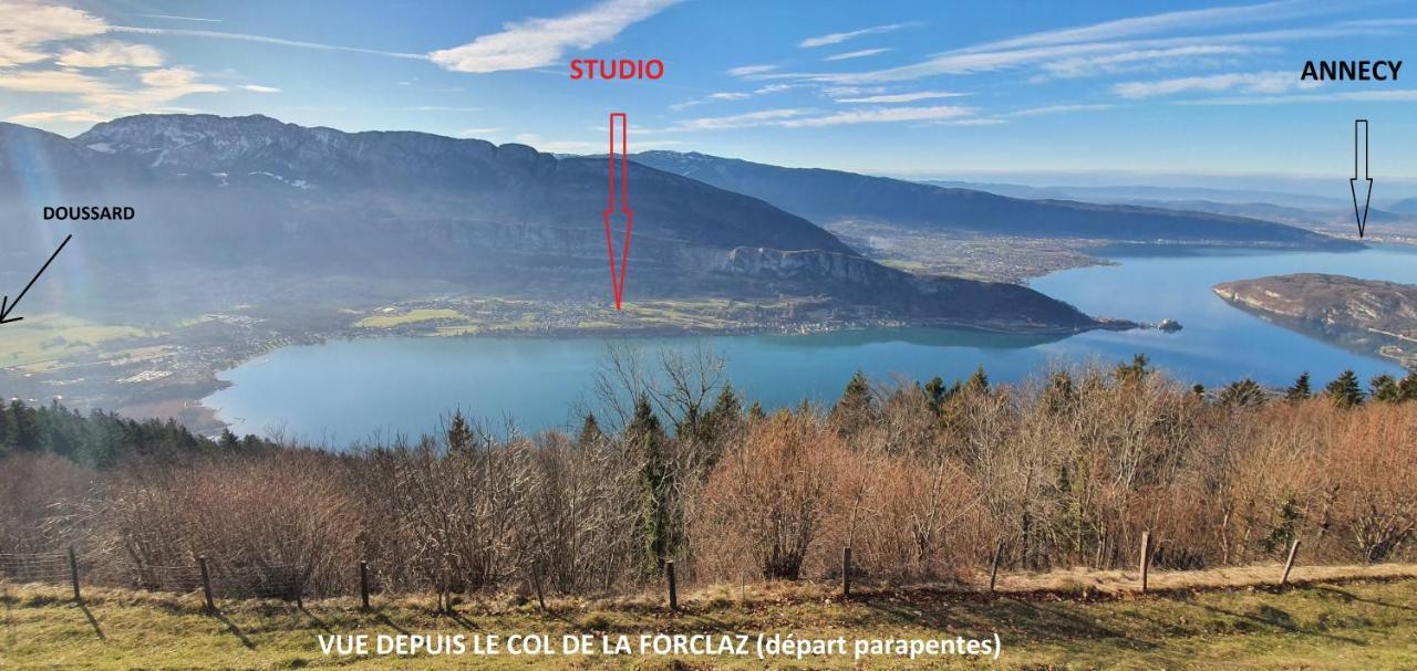 Studio A La Campagne Au Bout Du Lac D'Annecy Doussard Buitenkant foto