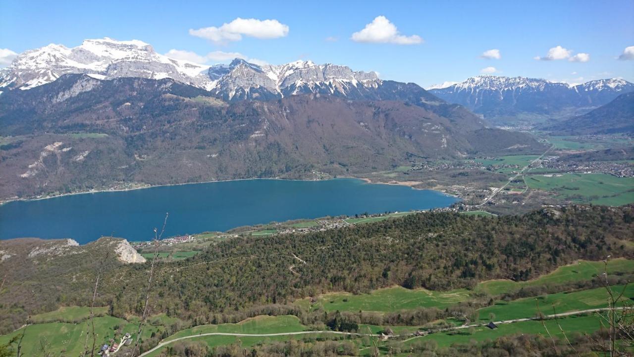 Studio A La Campagne Au Bout Du Lac D'Annecy Doussard Buitenkant foto